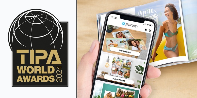 Pixum App gewinnt TIPA World Award 2024 als beste App für Fotoprodukte - Foto: presseportal.de
