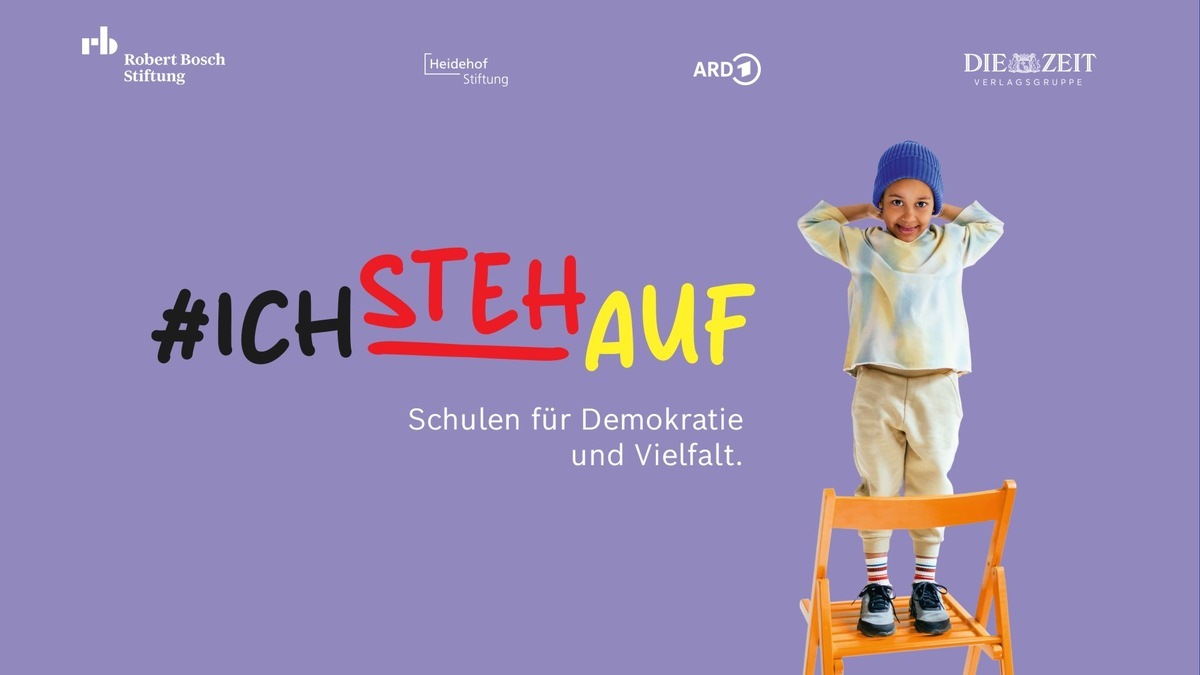 Anmeldestart zum bundesweiten Aktionstag #IchStehAuf - Schulen für Demokratie und Vielfalt - Foto: presseportal.de