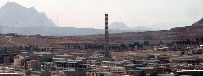 In der iranischen Stadt Isfahan befindet sich dieser Urananreicherungskomplex. Iranische Medien melden eine Explosion in der Provinz Isfahan. - Foto: epa/EPA/dpa