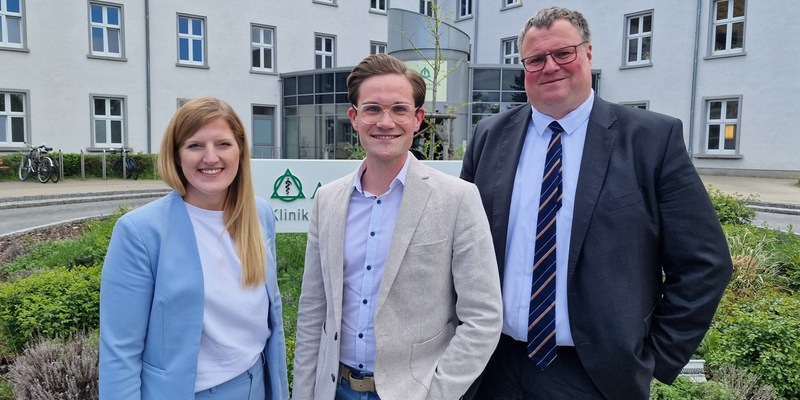 Till Sander übernimmt die Leitung der Asklepios Klinik Weißenfels, Hannah Gilles wechselt zum RHÖN-KLINIKUM Campus Bad Neustadt - Foto: presseportal.de