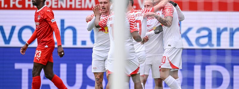 RB Leipzig kam durch einen späten Treffer zum Auswärtssieg in Heidenheim. - Foto: Harry Langer/dpa