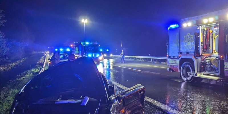 FW-EN: Verkehrsunfall auf der BAB 1 - Foto: presseportal.de