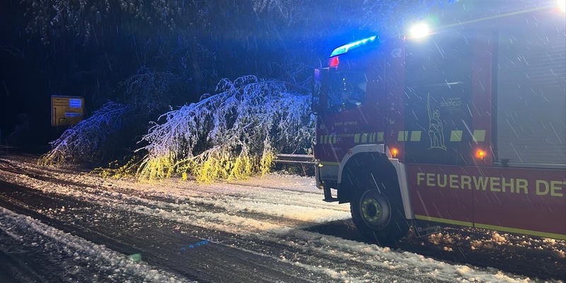 FW-DT: Rund 50 Einsätze durch starken Schneefall - Foto: presseportal.de
