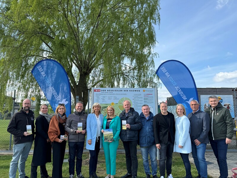 Präsentation der Tafeln in Neusiedl - Foto: TVB Nordburgenland über pressetext.de