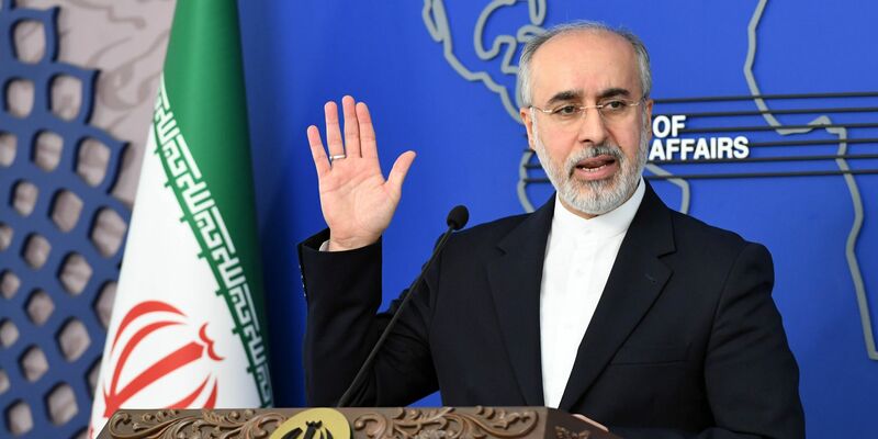 Der Sprecher des iranischen Außenministeriums: Nasser Kanaani. - Foto: Shadati/Xinhua/dpa