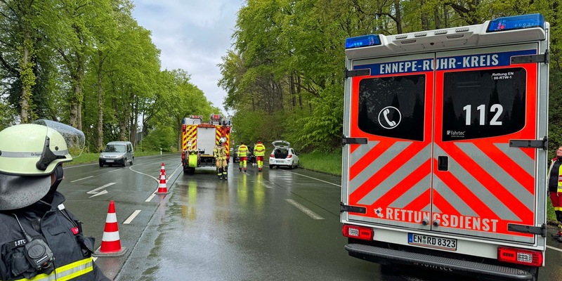 FW-EN: Verkehrsunfall mit zwei Fahrzeugen auf der Wittbräucker Straße - Foto: presseportal.de