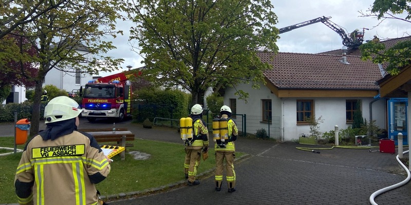 FW VG Asbach: Brand im Kindergarten Asbach - Foto: presseportal.de