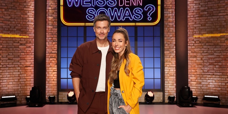 Das Paarduell: Annemarie und Wayne Carpendale bei Wer weiß denn sowas? - Das Wissensquiz vom 6. bis 10. Mai 2024, um 18:00 Uhr im Ersten - Foto: presseportal.de