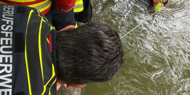 FW-M: Dramatische Minuten an der Isar (Isarvorstadt) - Foto: presseportal.de