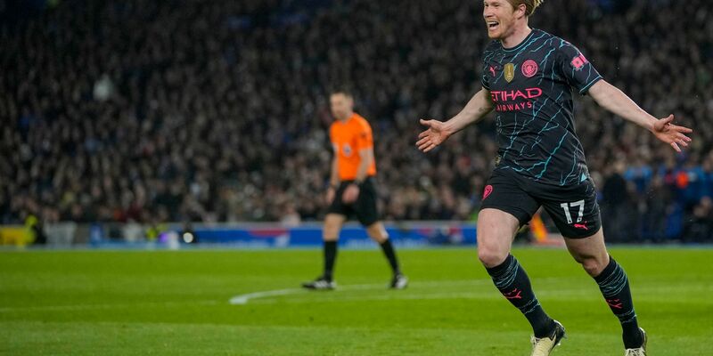 Brachte City in Brighton in Führung: Kevin De Bruyne. - Foto: Kin Cheung/AP/dpa