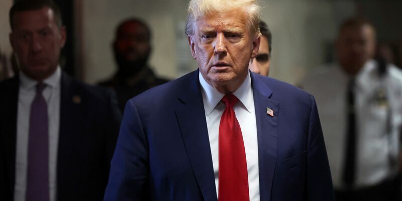 Wie es in den Prozessen gegen Donald Trump weitergeht, dürfte den Wahlkampf beeinflussen. Im November will der 77-Jährige erneut zum Präsidenten gewählt werden. - Foto: Spencer Platt/Pool Getty Images North America/AP/dpa