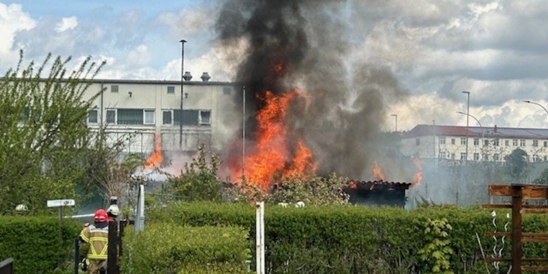 POL-PPWP: Brand einer Gartenlaube - Foto: presseportal.de