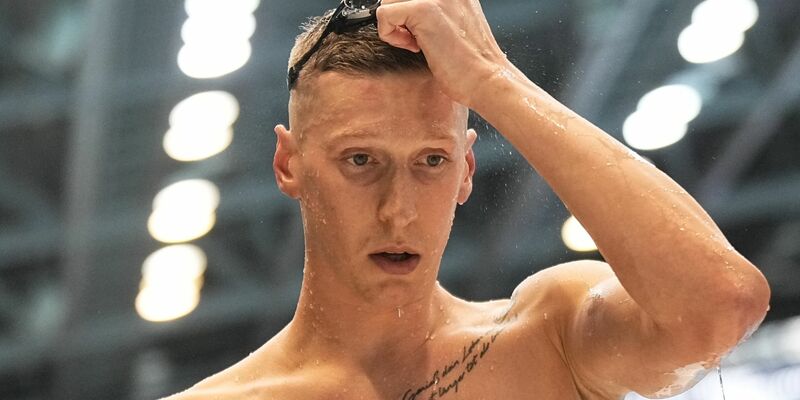 Hat das Olympia-Ticket über 800 Meter Freistil verpasst: Florian Wellbrock. - Foto: Michael Kappeler/dpa