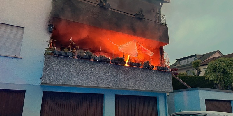 FW Konstanz: Balkonbrand - Foto: presseportal.de