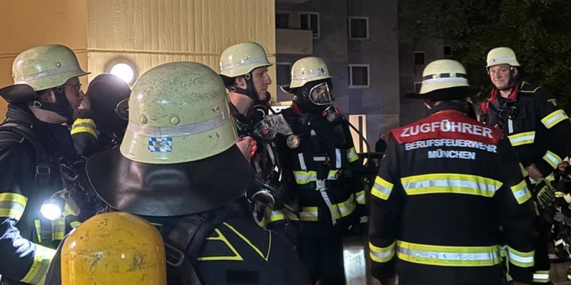 FW-M: Feuer im Hochhaus (Perlach) - Foto: presseportal.de