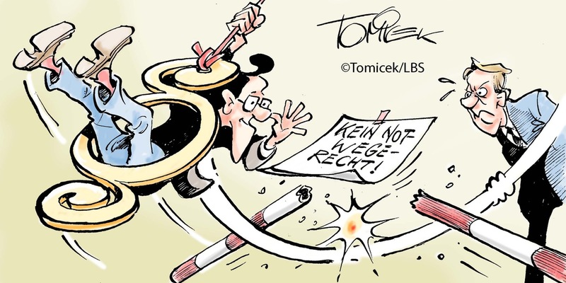 Blockierter Weg / Nachbar musste ihn zähneknirschend frei machen - Foto: presseportal.de