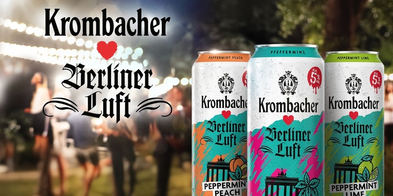 Jetzt mal tief Luft holen! / Krombacher Brauerei launcht drei außergewöhnliche Biermix-Getränke mit Partylikör Berliner Luft - Foto: presseportal.de