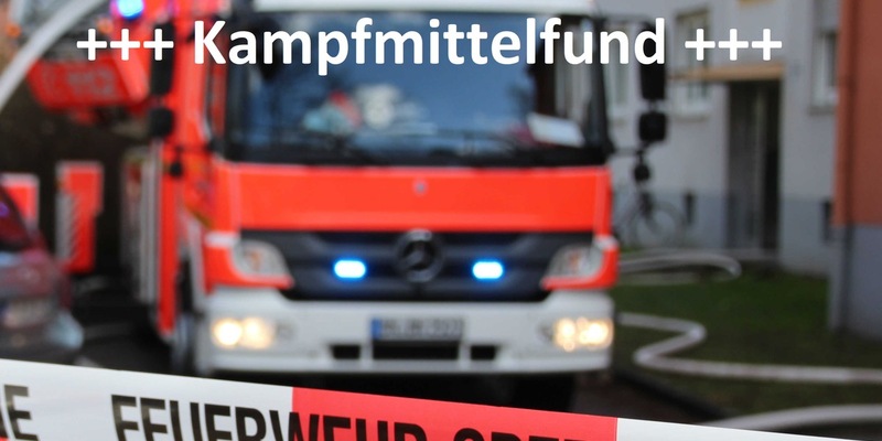 FW-BN: Vorabinformation - Kampfmittelfund in Bonn - Duisdorf - Foto: presseportal.de