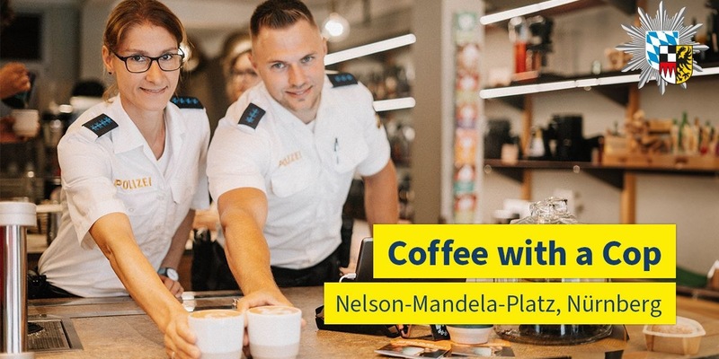 POL-MFR: (448) 'Coffee with a Cop' am Nelson-Mandela-Platz - Foto: presseportal.de