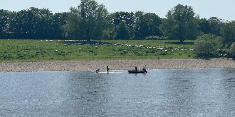 FW Dresden: Personenrettung aus der Elbe - Foto: presseportal.de