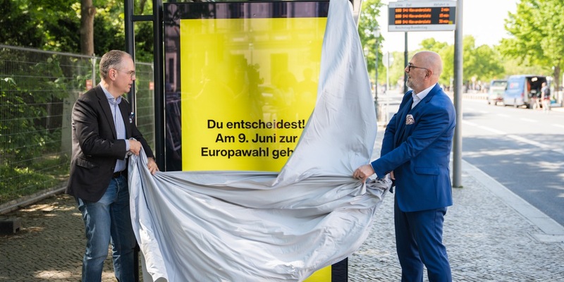 GO VOTE: Philip Morris Deutschland und Außenwerber Wall rufen gemeinsam zur Europawahl auf - Foto: presseportal.de
