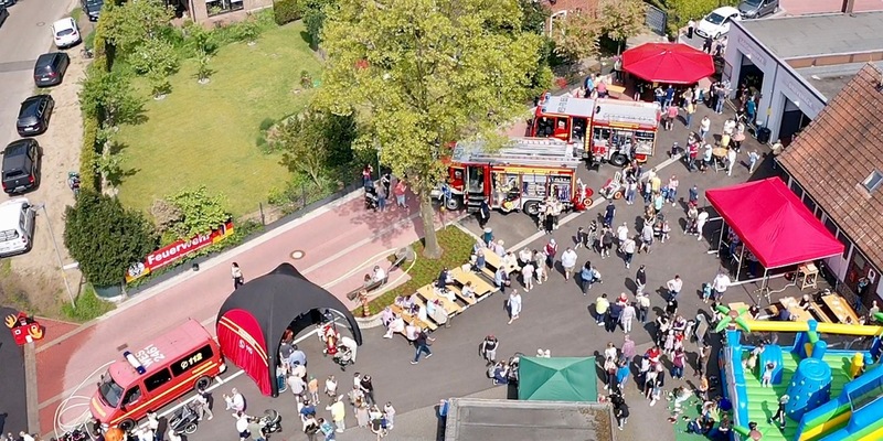 FW Hünxe: Viele Besucher beim Brandschutztag in Drevenack - Foto: presseportal.de