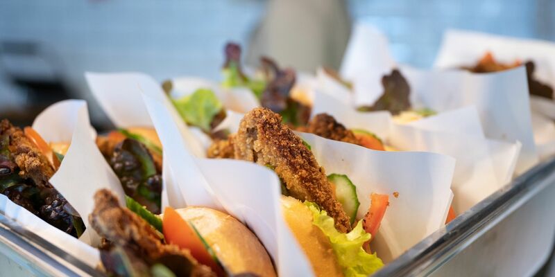 Schnitzelbrötchen aus Soja: Fleischersatzprodukte sind zunehmend gefragt in Deutschland (Symbolbild). - Foto: Sebastian Kahnert/dpa