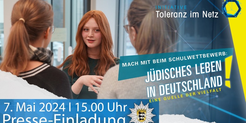 LKA-BW: Presse-Einladung - Prämierung Schulwettbewerb gegen Antisemitismus - Jüdisches Leben in Deutschland: Eine Quelle der Vielfalt - Foto: presseportal.de