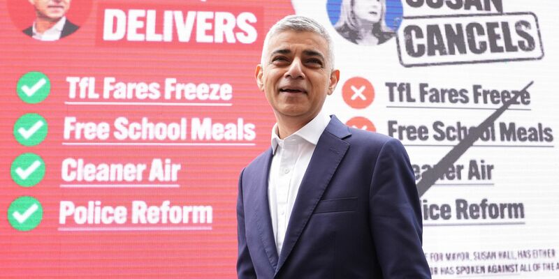Sadiq Khan gilt als Favorit. - Foto: Stefan Rousseau/PA Wire/dpa