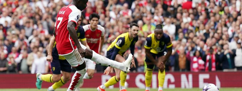 Brachte Arsenal gegen Bournemouth per Elfmeter in Führung: Bukayo Saka. - Foto: Adam Davy/PA Wire/dpa