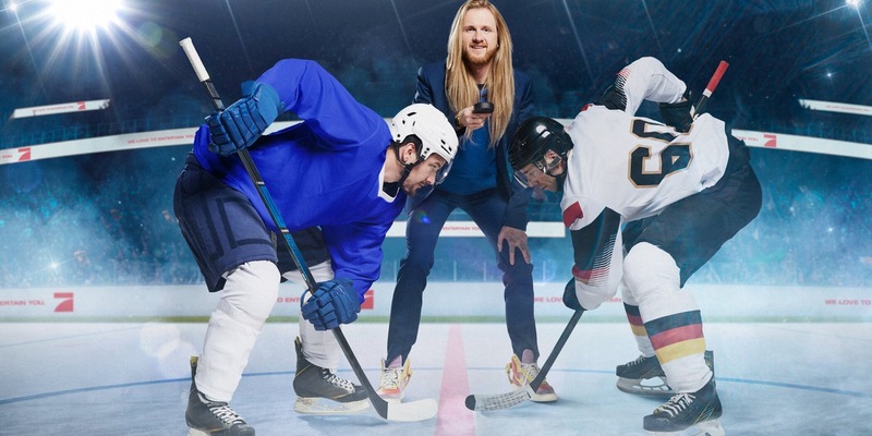 Christoph Icke Dommisch Eishockey-WM - Foto: Seven.One/Marc Rehbeck, presseportal.de