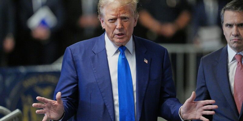 «Diese Leute leiten eine Gestapo-Regierung», soll der ehemalige US-Präsident Donald Trump über Joe Bidens Regierung gesagt haben. - Foto: Curtis Means/DailyMail.com Pool via AP/dpa