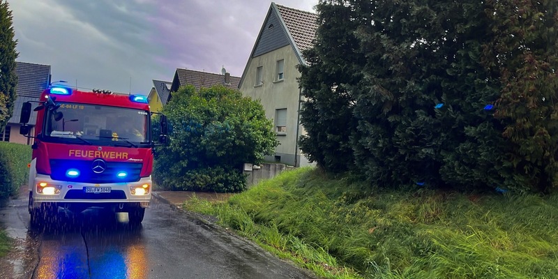 FW Wachtberg: Einsatzbilanz: Gewittertief Flurina über Wachtberg - Foto: presseportal.de