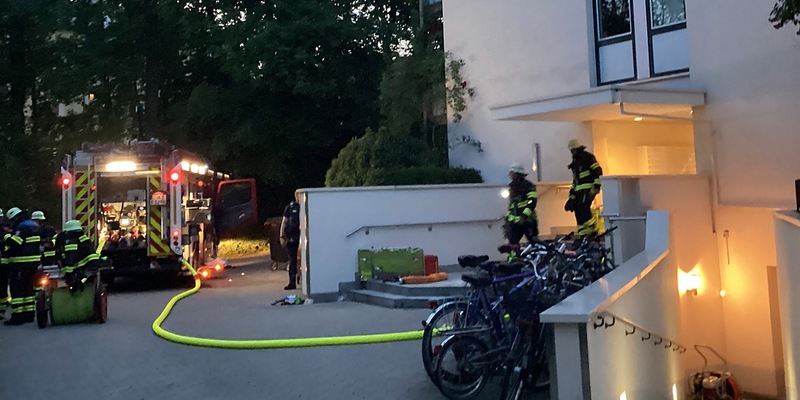 FW-M: Brand im Müllraum (Mittersendling) - Foto: presseportal.de