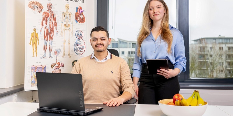 Kevin Griesbeck und Lisa Guggemos: Abnehmen trotz vollgepacktem Alltag - Foto: presseportal.de