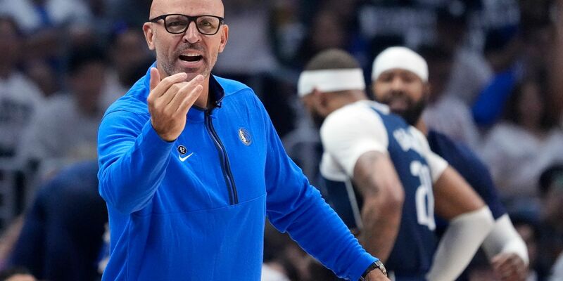Jason Kidd ist seit 2021 Coach in Dallas. - Foto: Mark J. Terrill/AP/dpa