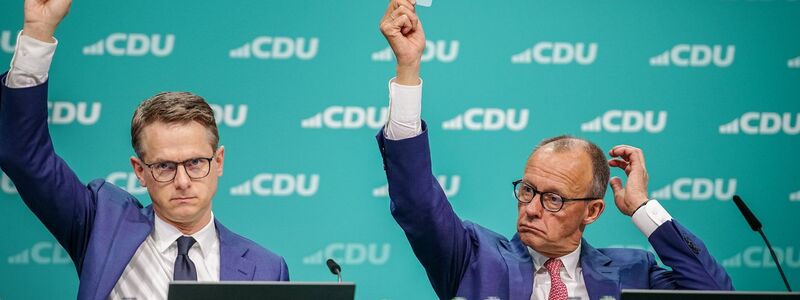 Auf dem Programm des CDU-Bundesparteitags steht die Verabschiedung des neuen Grundsatzprogramms der Union. - Foto: Kay Nietfeld/dpa