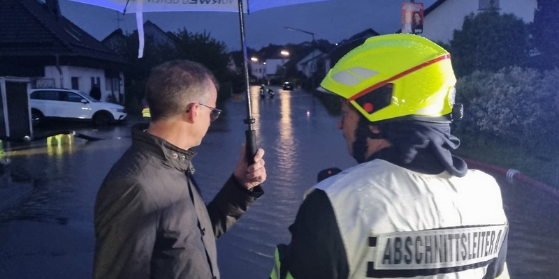 FW Wenden: Starkregen über dem Wendener Land - Foto: presseportal.de