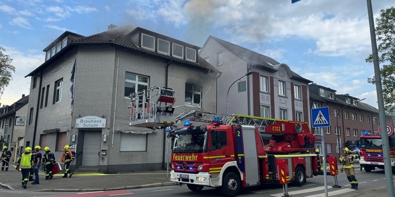 FW-GE: Wohnungsbrand in Gelsenkirchen Beckhausen - Foto: presseportal.de