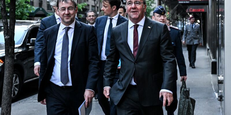 Verteidigungsminister Boris Pistorius (SPD) trifft bei seiner Militärpolitischen Reise nach New York Amtskollegen, Diplomaten und Offiziere. - Foto: Britta Pedersen/dpa