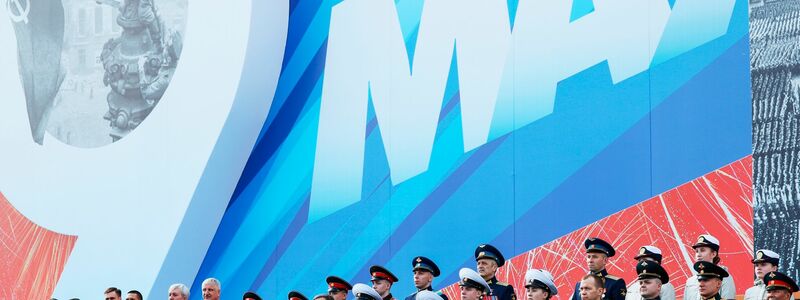 Am Tag des Sieges ist die Militärparade auf dem Roten Platz in Moskau der traditionelle Höhepunkt, wie hier im Jahr 2023. - Foto: Gavriil Grigorov/Pool Sputnik Kremlin/AP/dpa
