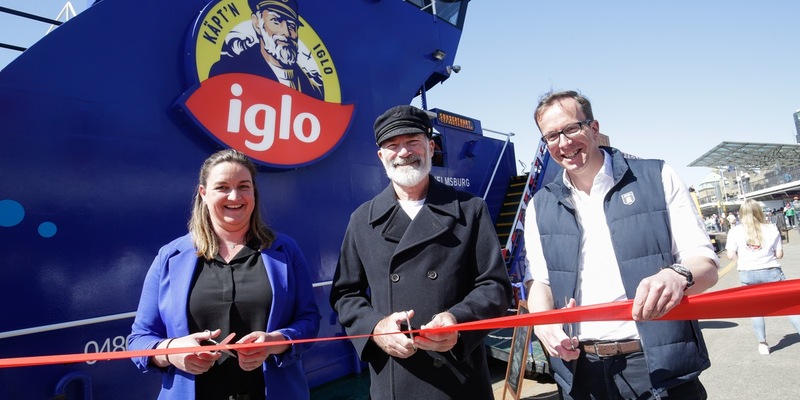 Frischer Wind im Hamburger Hafen: Schiff ahoi! Käpt'n iglo ab sofort mit eigener Hafenfähre - Foto: presseportal.de