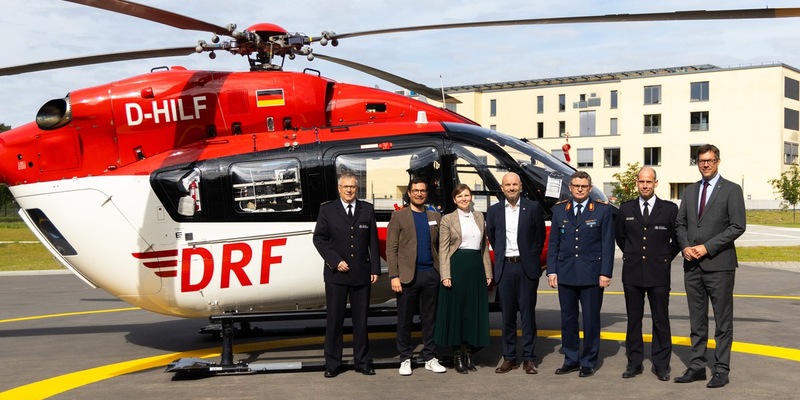 Schnelle medizinische Hilfe aus der Luft für die Menschen in Berlin und Umgebung / DRF Luftrettung weiht ihre Station in Berlin-Buch ein - Foto: presseportal.de