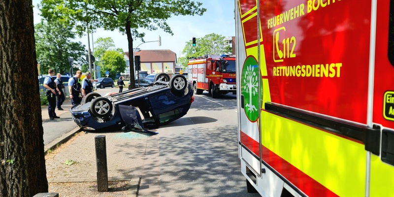 FW Bocholt: Verkehrunfall in Bocholt - Foto: presseportal.de