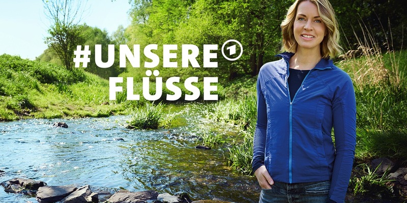 #unsereFlüsse: Jessy Wellmer ruft zur großen ARD Mitmachaktion auf: Checkt unsere Bäche! - Foto: presseportal.de
