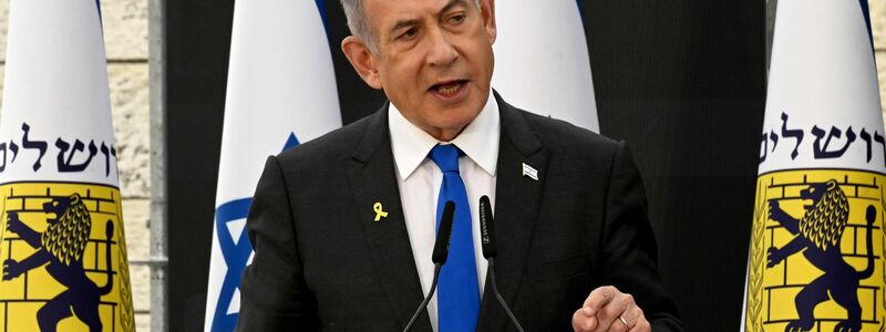 Israels Premierminister Benjamin Netanjahu zeigt sich entschlossen im Gaza-Krieg. - Foto: Debbie Hill/Pool UPI/AP/dpa