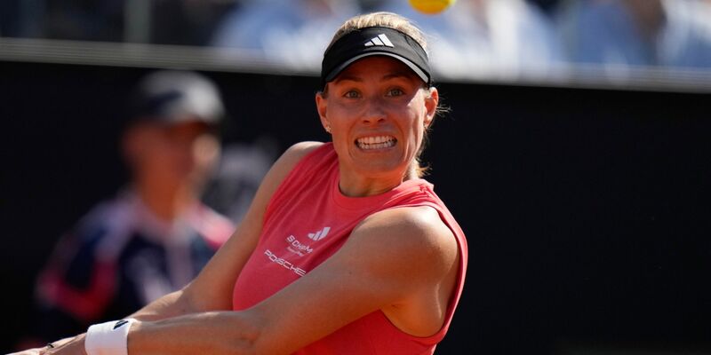 Angelique Kerber musste sich Iga Swiatek in Rom geschlagen geben. - Foto: Alessandra Tarantino/AP/dpa