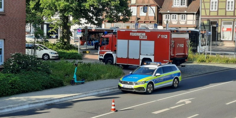 FW Celle: Unbekannter Stoff ausgetreten - Foto: presseportal.de