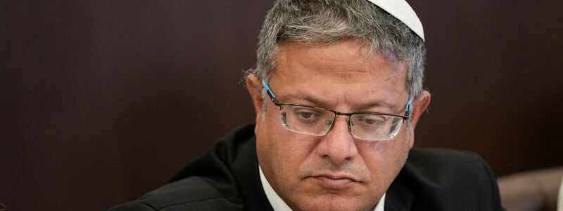 Itamar Ben-Gvir unterstützt tatkräftig den Ausbau von jüdischen Siedlungen im Westjordanland. - Foto: Ohad Zwigenberg/AP Pool/dpa