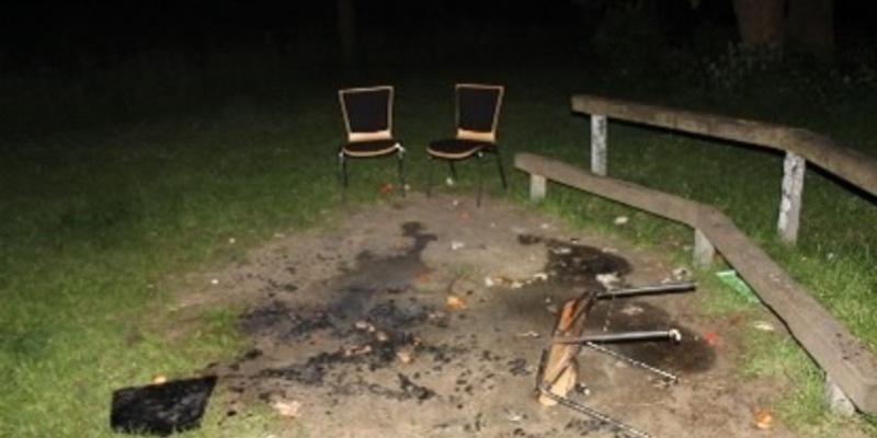 POL-VIE: Schwalmtal-Waldniel: Stuhl im Kaiserpark angezündet - Kripo sucht Zeugen - Foto: presseportal.de